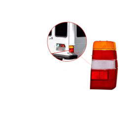 Lente Traseira FIORINO ELBA 86 97 Bicolor Com Pisca