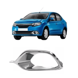 Moldura Grade Milha LOGAN 14 A 19 Cromado Esquerdo Moldura Grade Milha LOGAN 14 A 19 Cromado Esquerdo