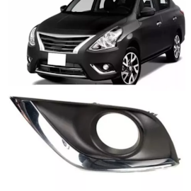 Moldura Nissan Versa 15 a 21 Esquerdo Milha Friso Cromado Moldura Nissan Versa 15 a 21 Esquerdo Milha Friso Cromado