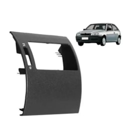 Moldura Painel Central GOL SAVEIRO 2000 a 2005 Preto Direito Moldura Painel Central GOL SAVEIRO 2000 a 2005 Preto Direito