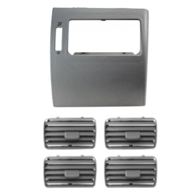 Molduras Painel + Difusores GOL PARATI SAVEIRO G3 Cinza Flan Molduras Painel + Difusores GOL PARATI SAVEIRO G3 Cinza Flan