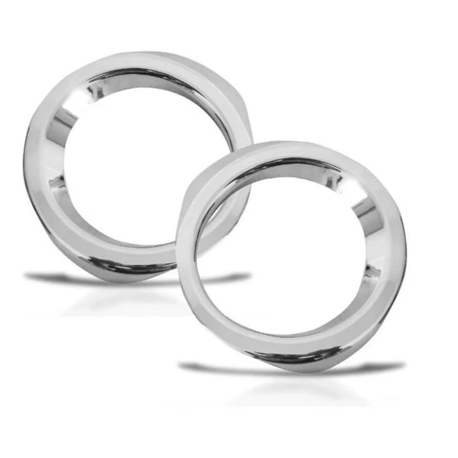 Par Aro Grade Farol Milha PALIO 10 a 11 SIENA 08 a 09 Cromad Par Aro Grade Farol Milha PALIO 10 a 11 SIENA 08 a 09 Cromad