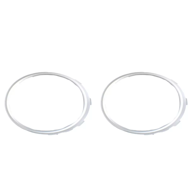 Par Aro Grade Milha GOL RALLYE 12 a 16 Preto Aro Cromado Par Aro Grade Milha GOL RALLYE 12 a 16 Preto Aro Cromado