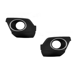 Par Aro Grade Milha GOL RALLYE 12 a 16 Preto Aro Cromado Par Aro Grade Milha GOL RALLYE 12 a 16 Preto Aro Cromado