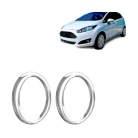 Par Aro Grade Parachoque NEW FIESTA 2014 a 2017 Cinza Par Aro Grade Parachoque NEW FIESTA 2014 a 2017 Cinza