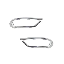 Par Aro Moldura Parachoque Traseiro T-CROSS 19 a 22 Cromado Par Aro Moldura Parachoque Traseiro T-CROSS 19 a 22 Cromado