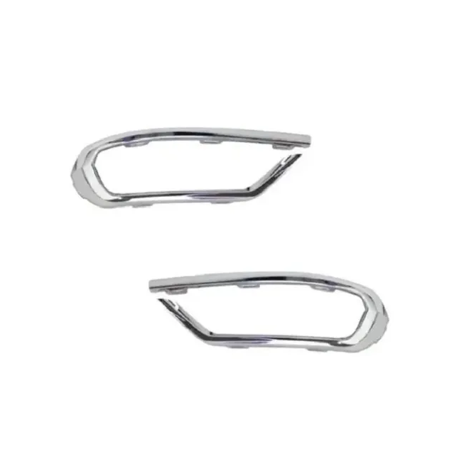 Par Aro Moldura Parachoque Traseiro T-CROSS 19 a 22 Cromado Par Aro Moldura Parachoque Traseiro T-CROSS 19 a 22 Cromado