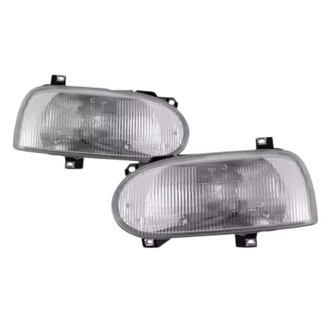 Par Farol GOLF 93 À 98 GLX GTI Modelo Duplo Par Farol GOLF 93 À 98 GLX GTI Modelo Duplo