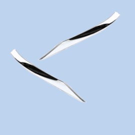 Par Friso Grade Radiador T-CROSS 19 a 22 Preto Par Friso Grade Radiador T-CROSS 19 a 22 Preto