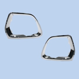 Par Friso Moldura Milha SANDERO 15 À 18 Cromado Par Friso Moldura Milha SANDERO 15 À 18 Cromado