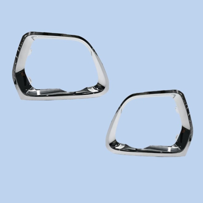 Par Friso Moldura Milha SANDERO 15 À 18 Cromado Par Friso Moldura Milha SANDERO 15 À 18 Cromado