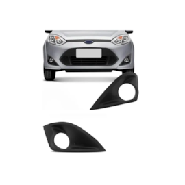 Par Grade Farol Milha FIESTA 2011 a 2014 C Furo Preto Par Grade Farol Milha FIESTA 2011 a 2014 C Furo Preto