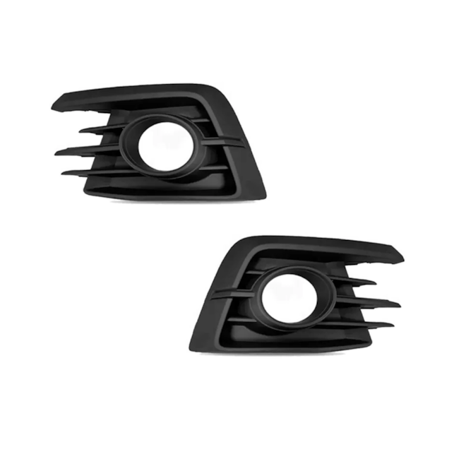 Par Grade Farol Milha GOL G7 16 a 18 C Furo Preto Aro Preto Par Grade Farol Milha GOL G7 16 a 18 C Furo Preto Aro Preto