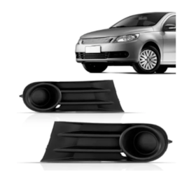 Par Grade Farol Milha GOL SAVEIRO VOYAGE 10 a 13 S Furo Pret Par Grade Farol Milha GOL SAVEIRO VOYAGE 10 a 13 S Furo Pret