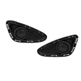 Par Grade Farol Milha HB20 HB20S 2012 a 2015 S Furo Preto Par Grade Farol Milha HB20 HB20S 2012 a 2015 S Furo Preto