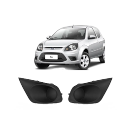 Par Grade Farol Milha KA 2012 a 2014 S Furo Preto Par Grade Farol Milha KA 2012 a 2014 S Furo Preto