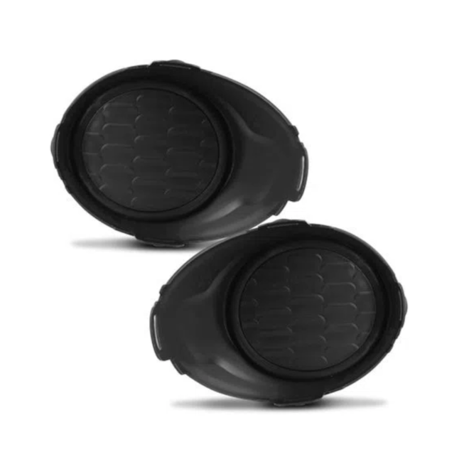 Par Grade Farol Milha KA HATCH SEDAN 15 a 18 S Furo Preto Par Grade Farol Milha KA HATCH SEDAN 15 a 18 S Furo Preto