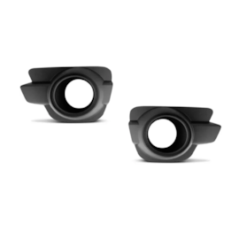 Par Grade Farol Milha KWID 2017 a 2022 Com Furo Preto Par Grade Farol Milha KWID 2017 a 2022 Com Furo Preto