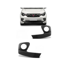 Par Grade Farol Milha MOBI 2017 a 2020 C Furo Preto Par Grade Farol Milha MOBI 2017 a 2020 C Furo Preto