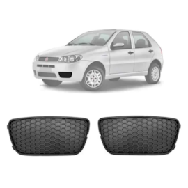 Par Grade Farol Milha PALIO 04 a 14 WEEKEND S Furo Preto Par Grade Farol Milha PALIO 04 a 14 WEEKEND S Furo Preto