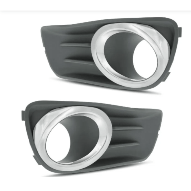 Par Grade Farol Milha PALIO ECONOMY 09 a 16 Cinza Aro Crom Par Grade Farol Milha PALIO ECONOMY 09 a 16 Cinza Aro Crom