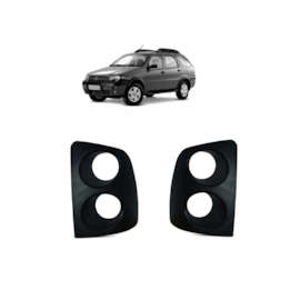 Par Grade Farol Milha PALIO WEEKEND 2005 a 2008 C Furo Preto Par Grade Farol Milha PALIO WEEKEND 2005 a 2008 C Furo Preto