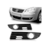 Par Grade Farol Milha POLO HATCH SEDAN 06 a 11 C Furo Preto Par Grade Farol Milha POLO HATCH SEDAN 06 a 11 C Furo Preto