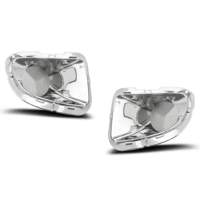 Par Grade Farol Milha PUNTO 2007 a 2011 S Furo Cromado Par Grade Farol Milha PUNTO 2007 a 2011 S Furo Cromado