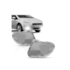 Par Grade Farol Milha PUNTO 2007 a 2011 S Furo Prata Par Grade Farol Milha PUNTO 2007 a 2011 S Furo Prata