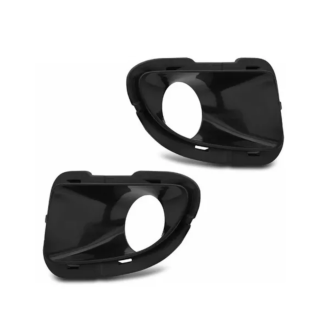 Par Grade Farol Milha PUNTO 2007 a 2012 C Furo Preto Par Grade Farol Milha PUNTO 2007 a 2012 C Furo Preto