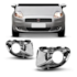 Par Grade Farol Milha PUNTO 2007 a 2012 Cromado Par Grade Farol Milha PUNTO 2007 a 2012 Cromado