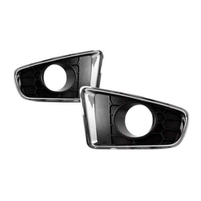 Par Grade Farol Milha SANDERO 11 a 14 C Furo Preto Aro Croma Par Grade Farol Milha SANDERO 11 a 14 C Furo Preto Aro Croma