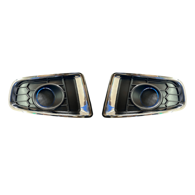 Par Grade Farol Milha SANDERO 11 a 14 S Furo Preto Aro Croma Par Grade Farol Milha SANDERO 11 a 14 S Furo Preto Aro Croma