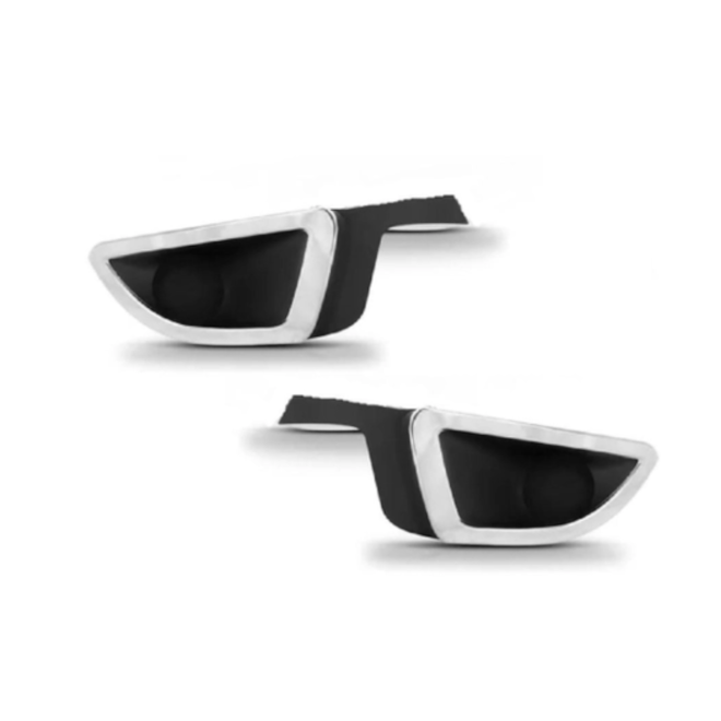 Par Grade Farol Milha SIENA EL STRADA WEEKEND 13a16 Aro Crom Par Grade Farol Milha SIENA EL STRADA WEEKEND 13a16 Aro Crom