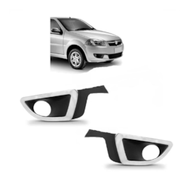 Par Grade Farol Milha SIENA EL STRADA WEEKEND 13a16 Aro Crom Par Grade Farol Milha SIENA EL STRADA WEEKEND 13a16 Aro Crom