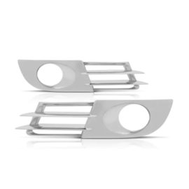 Par Grade Farol Milha VECTRA GT 2006 a 2009 C Furo Cromado Par Grade Farol Milha VECTRA GT 2006 a 2009 C Furo Cromado
