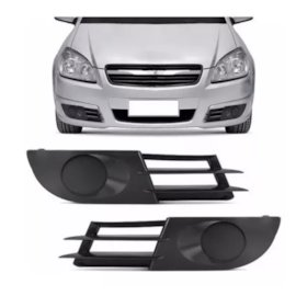 Par Grade Farol Milha VECTRA GT 2006 a 2009 S Furo Preto Par Grade Farol Milha VECTRA GT 2006 a 2009 S Furo Preto