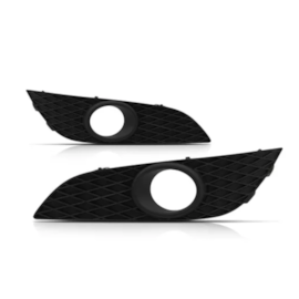 Par Grade Farol Milha VECTRA GT 2009 a 2011 C Furo Preto Par Grade Farol Milha VECTRA GT 2009 a 2011 C Furo Preto