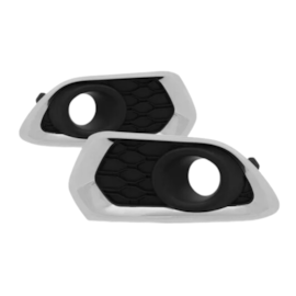 Par Grade Milha Parachoque SANDERO 15 a 17 C/ Furo Cromado Par Grade Milha Parachoque SANDERO 15 a 17 C/ Furo Cromado