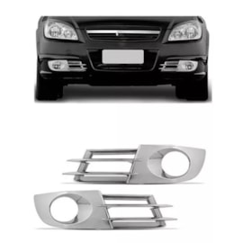 Par Grade Milha VECTRA 2006 a 2008 Cromado Par Grade Milha VECTRA 2006 a 2008 Cromado
