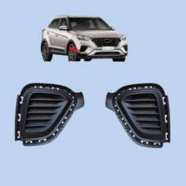 Par Grade Parachoque COROLLA 18 À 20 Grafite Com Furo Par Grade Parachoque COROLLA 18 À 20 Grafite Com Furo