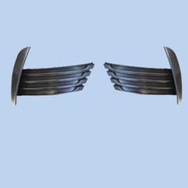 Par Grade Parachoque COROLLA 18 A 20 Grafite Sem Milha Par Grade Parachoque COROLLA 18 A 20 Grafite Sem Milha