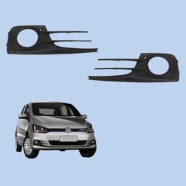 Par Grade Parachoque FOX 15 a 18 Preta Com Milha