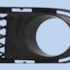 Par Grade Parachoque GOL G3 00 a 03 Com Furo