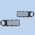 Par Grade Parachoque GOL G3 00 a 03 Com Furo