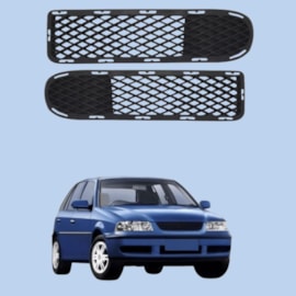 Par Grade Parachoque GOL G3 00 a 03 Sem Furo Milha