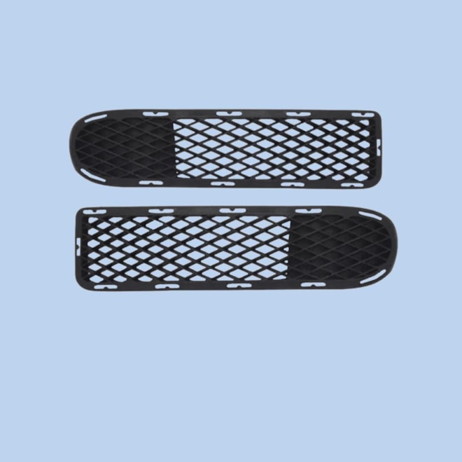Par Grade Parachoque GOL G3 00 a 03 Sem Furo Milha