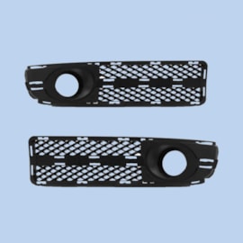 Par Grade Parachoque GOL G3 04 a 05 Com Furo Milha