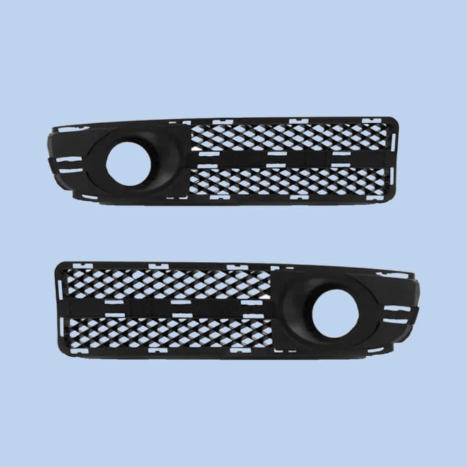 Par Grade Parachoque GOL G3 04 a 05 Com Furo Milha
