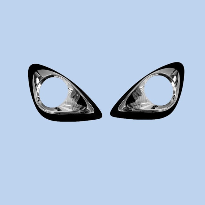 Par Grade Parachoque MARCH 15 a 18 Preto Com Milha Par Grade Parachoque MARCH 15 a 18 Preto Com Milha